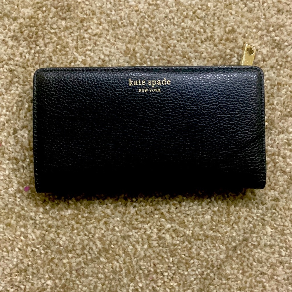 Kate Spade Black/Blush Pink Wallet